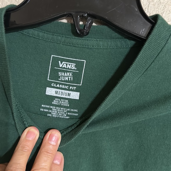 Vans Green short sleeve shirts Shake Junt  limited edition - Picture 5 of 5